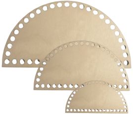 Drevený výrez polkruh 