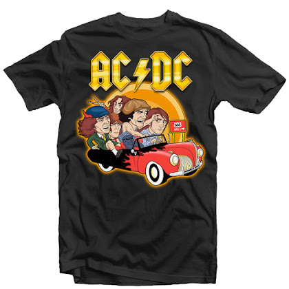 AC DC CAR COMIC