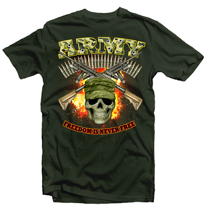 ARMY MILITARY SKULL