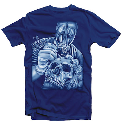 GAS MASK TATTOO SKULL