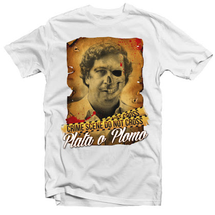 PABLO ESCOBAR SKULL FACE