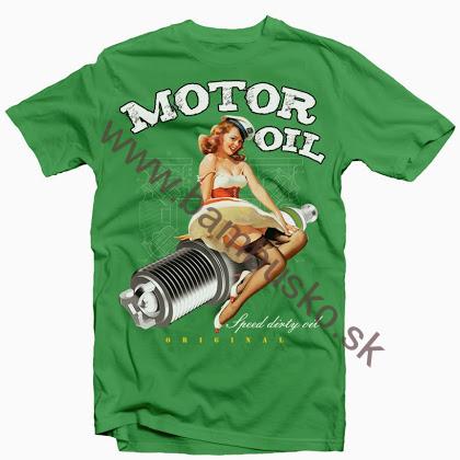 MOTOR OIL PUN UP GIRL