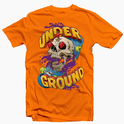 UNDER GROUND SKATE SKULL