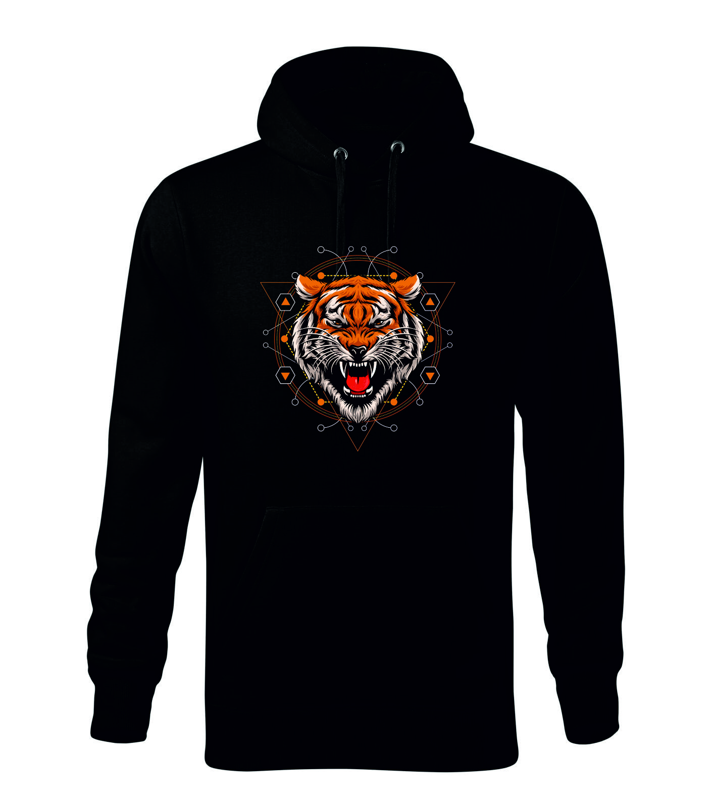 Geometrik Tiger mikina