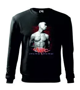 TUPAC Live by the Gun mikina