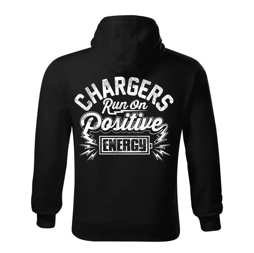 CHARGERS RUN ON POSITIVE ENERGY