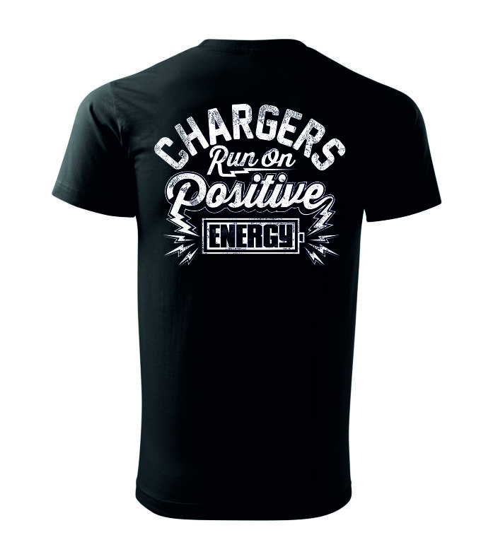 CHARGERS RUN ON POSITIVE ENERGY