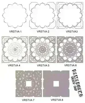 Hodiny Mandala Bama