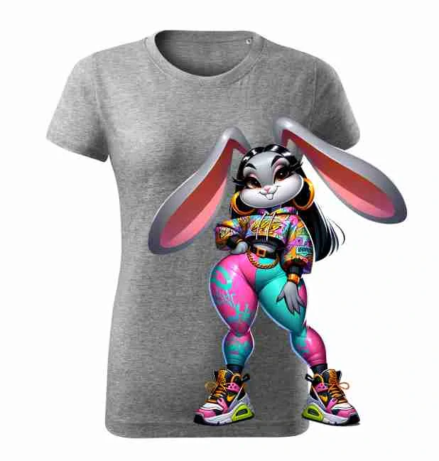 Cool rabbit Dámske tričko