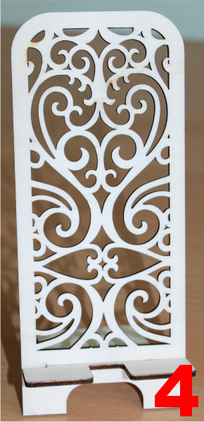 Stojan na mobil s dreva