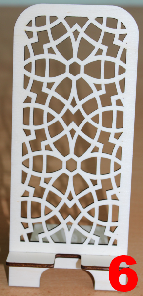 Stojan na mobil s dreva