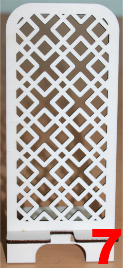 Stojan na mobil s dreva